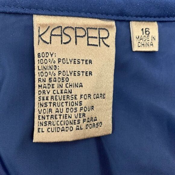 Kasper 2 Piece Skirt Set in Blue Size 16 - Picture 7 of 9